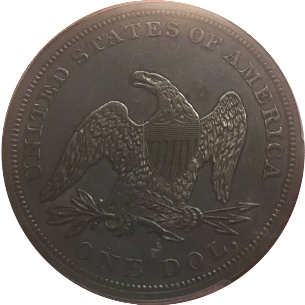 1845-$1-Liberty-Seated-Silver-Dollar